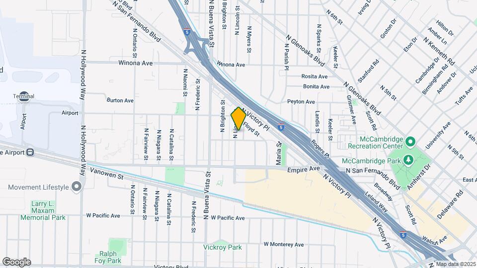 2112 Lincoln St Map and Location Details