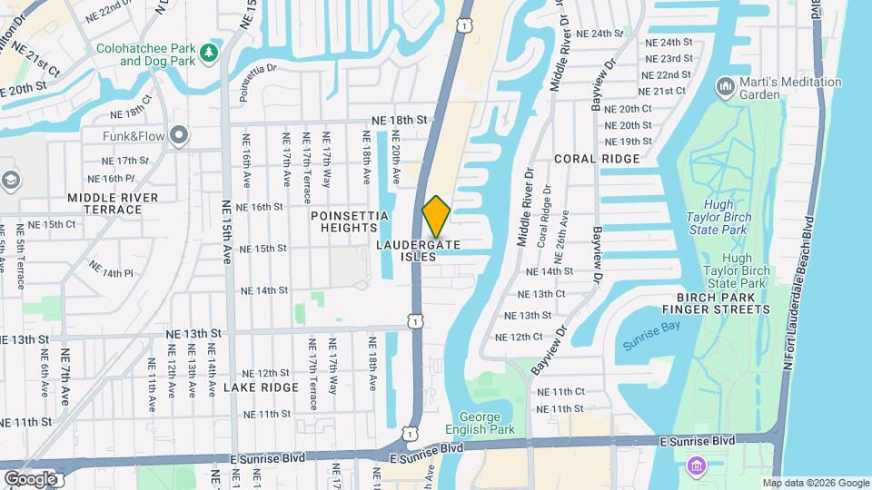 2018 NE 15th St Mapa y Detalles de la Ubicación