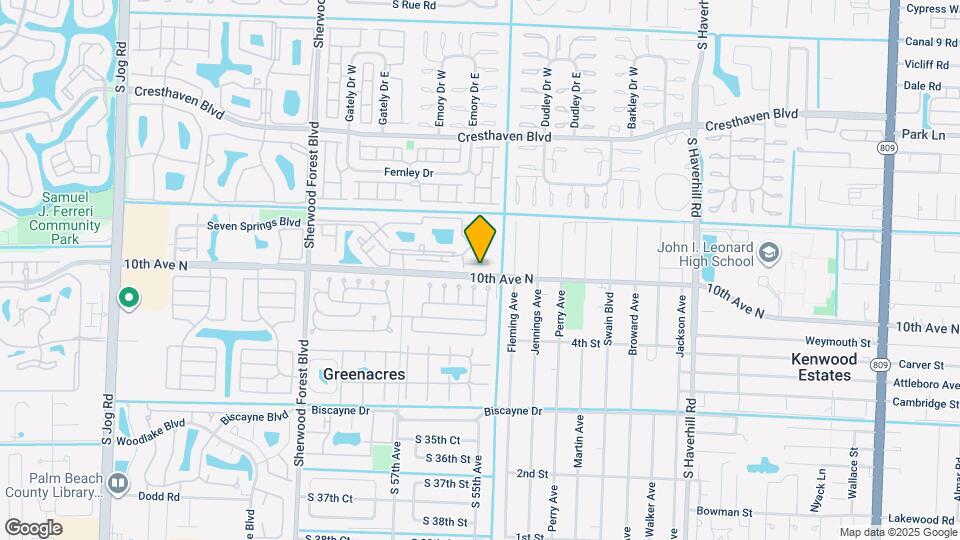 901 Riverside Dr Map and Location Details
