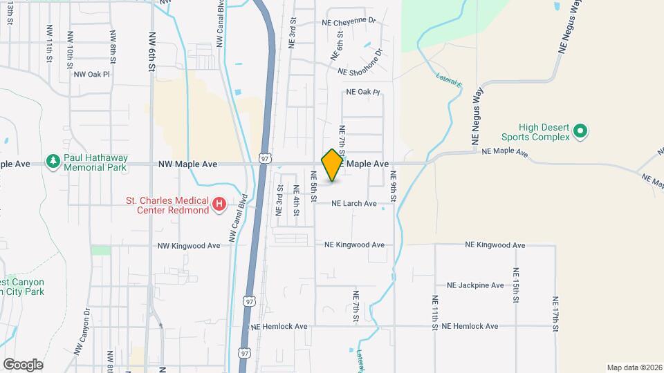 550 NE Negus Loop Map and Location Details