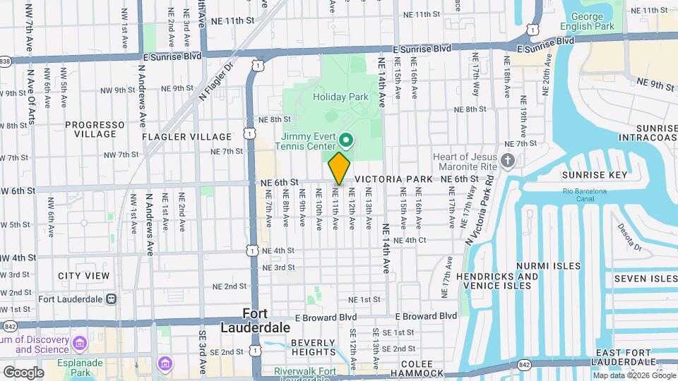 530 NE 11th Ave Map and Location Details