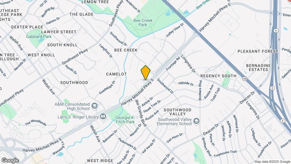 2003 Harvey Mitchell Pkwy S, Unit 2R Map and Location Details