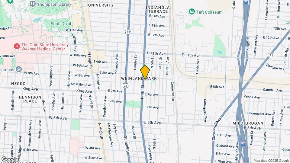 1376 N 4th St Map and Location Details