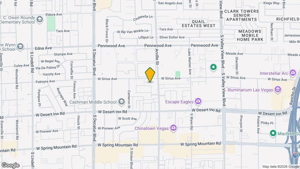 4454 Buena Vista Dr Map and Location Details