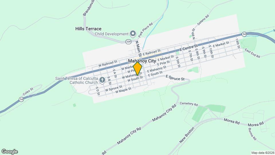 105 W South St Map and Location Details