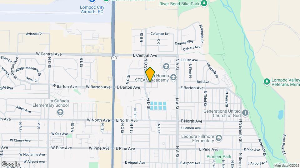 1205 N C St Map and Location Details