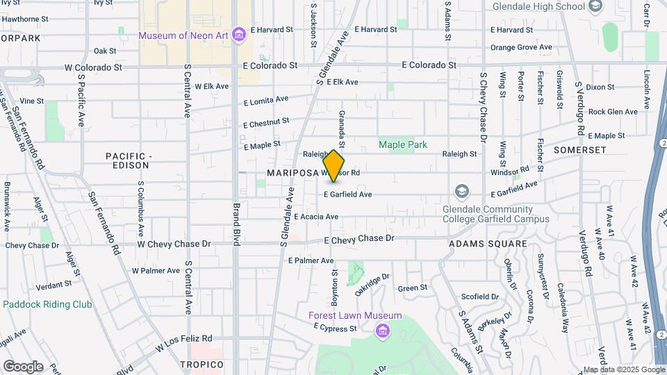 521 E Garfield Ave Mapa y Detalles de la Ubicación