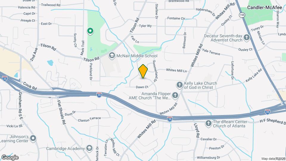 2475 Dawn Dr Mapa y Detalles de la Ubicación