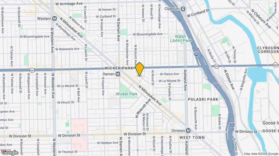 1508 N Elk Grove Ave Map and Location Details