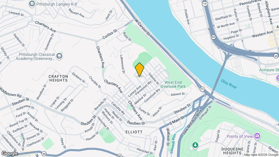 1020 Uvilla St Map and Location Details