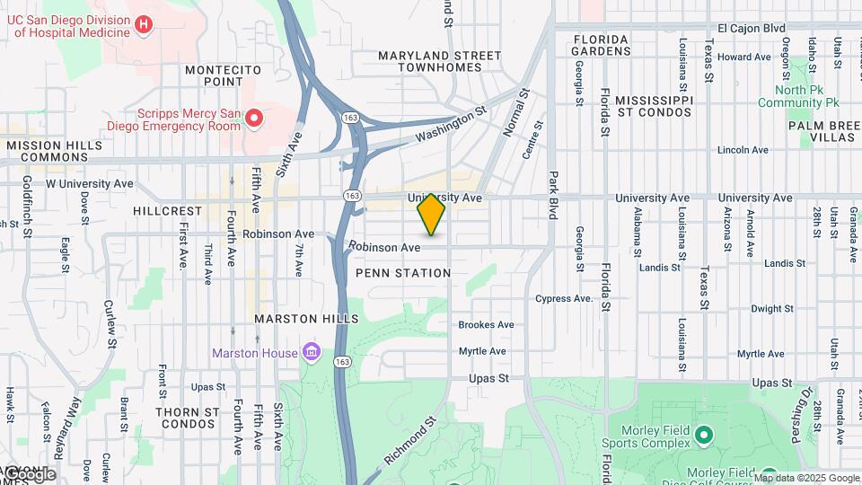 1260 Robinson Ave Map and Location Details