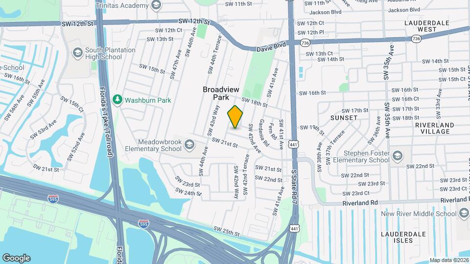 4251 SW 20th St Mapa y Detalles de la Ubicación