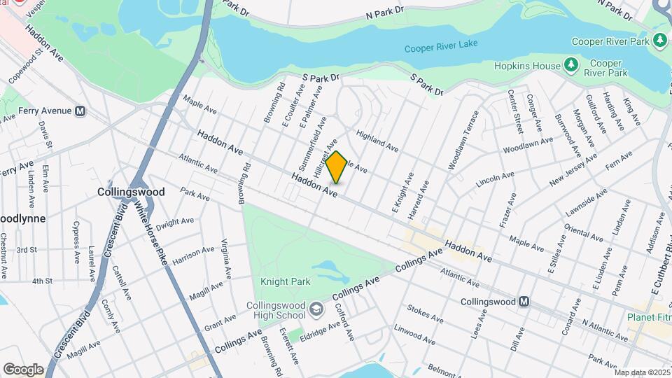 465 Haddon Ave Map and Location Details