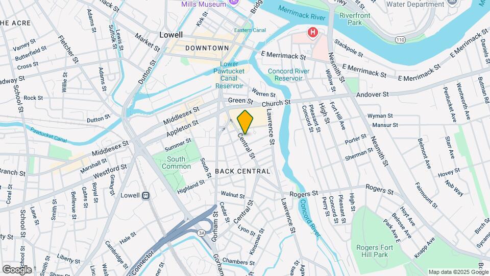 464 Central St Map and Location Details