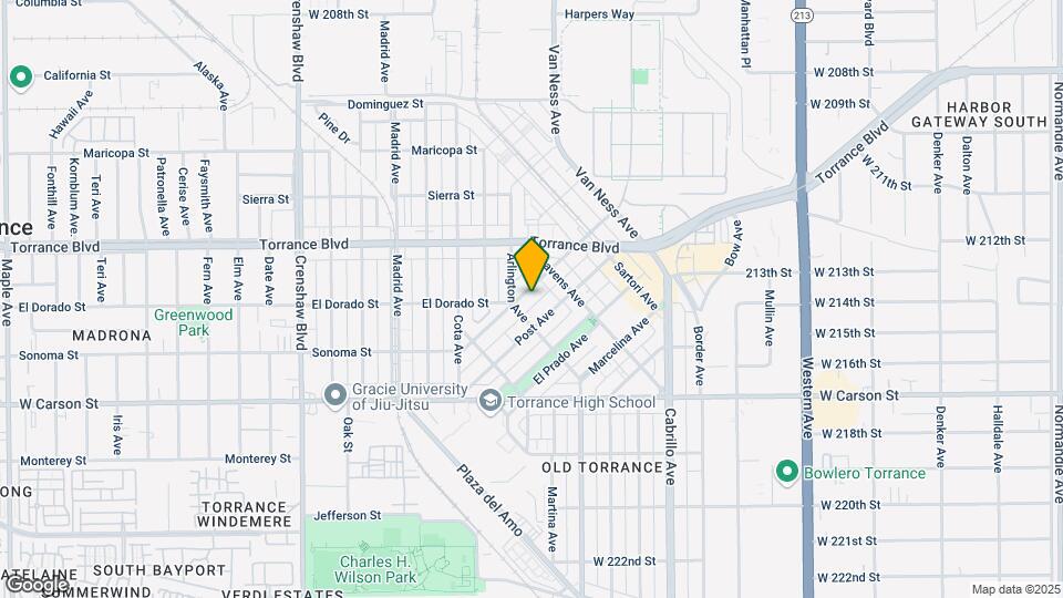1338 Engracia Ave Mapa y Detalles de la Ubicación