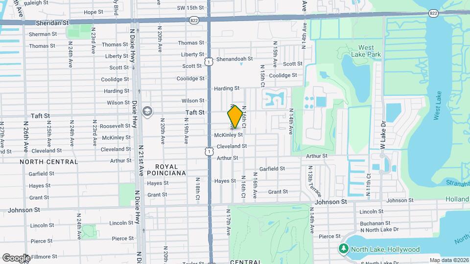 1503 N 17th Ave Map and Location Details