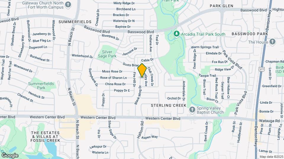 6920 Black Wing Dr Map and Location Details