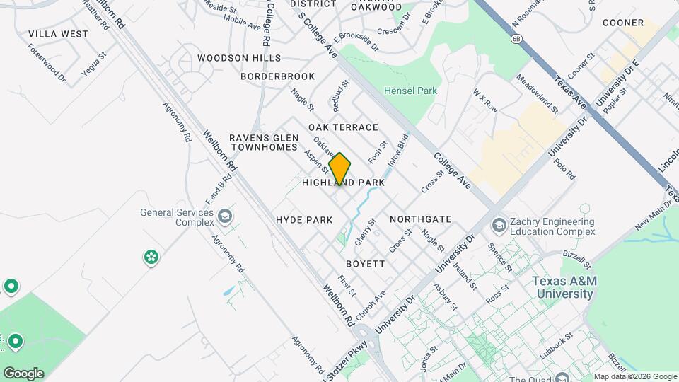 4400 Aspen St Map and Location Details