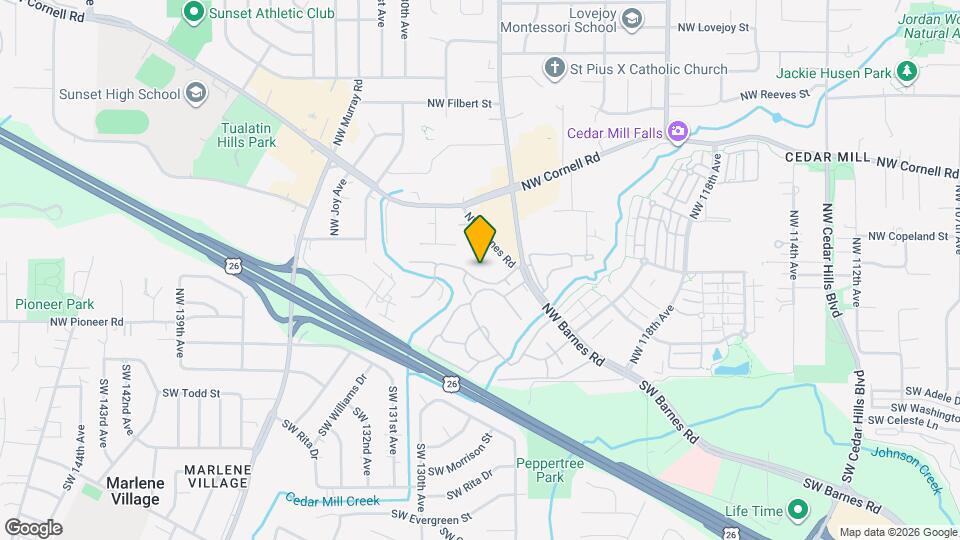 12636 NW Barnes Rd Mapa y Detalles de la Ubicación