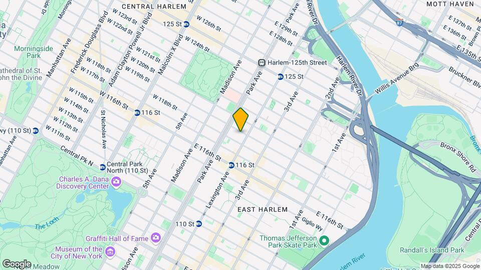 132 E 119th St Map and Location Details