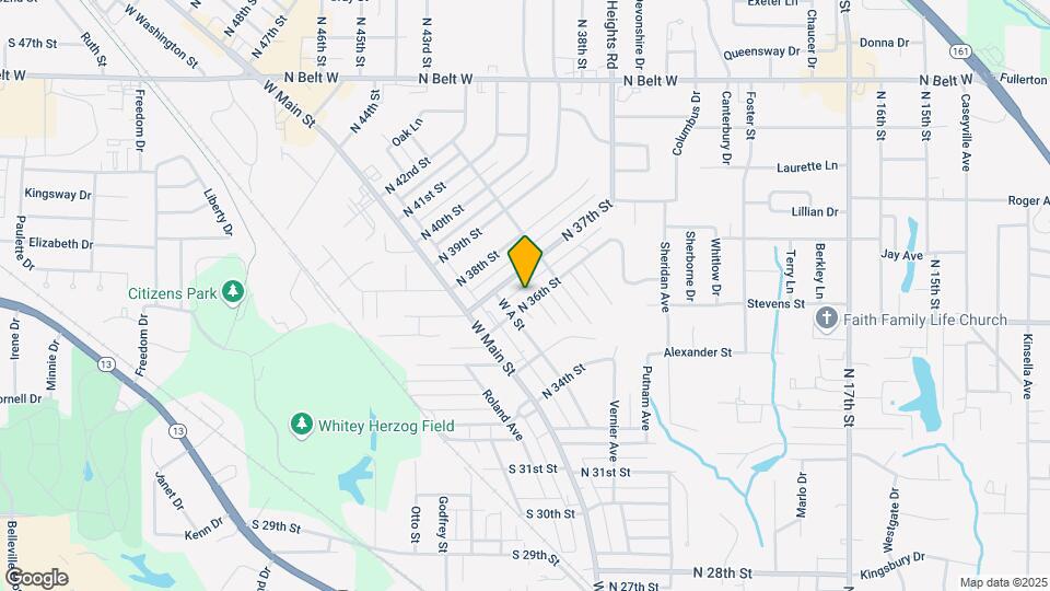 119 N 36th St Map and Location Details