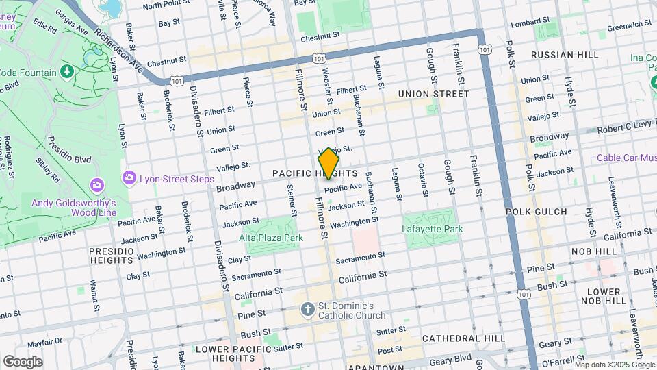 2340 Pacific Ave Map and Location Details