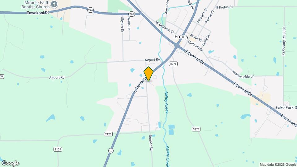 109 S Dunbar Ln Map and Location Details