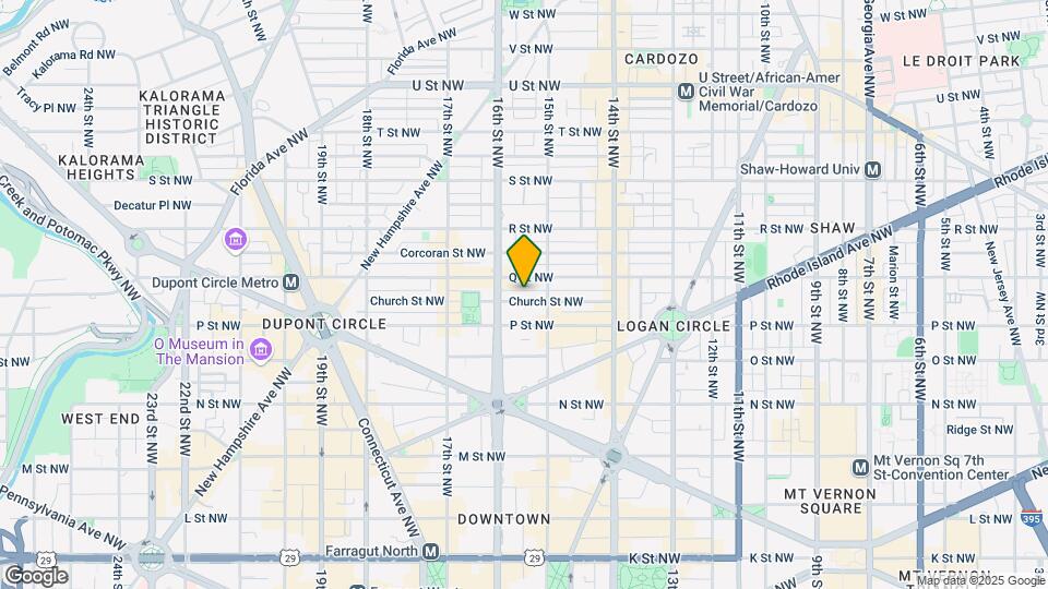 1523 Church St NW, Unit 1 Map and Location Details