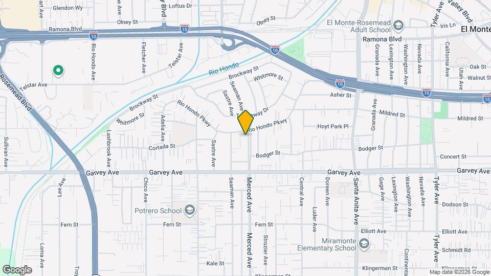 3139 Merced Ave Map and Location Details