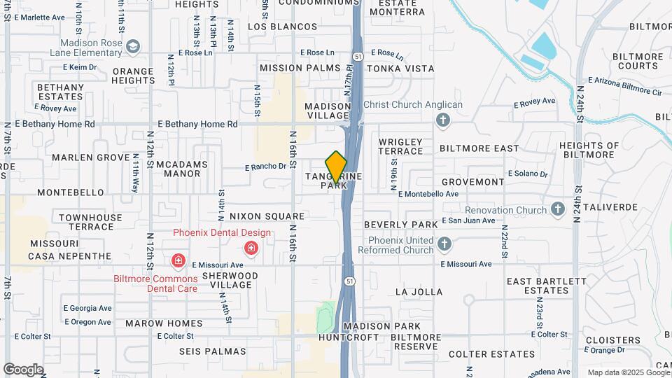 1708 E Montebello Ave, Unit 8305 Map and Location Details