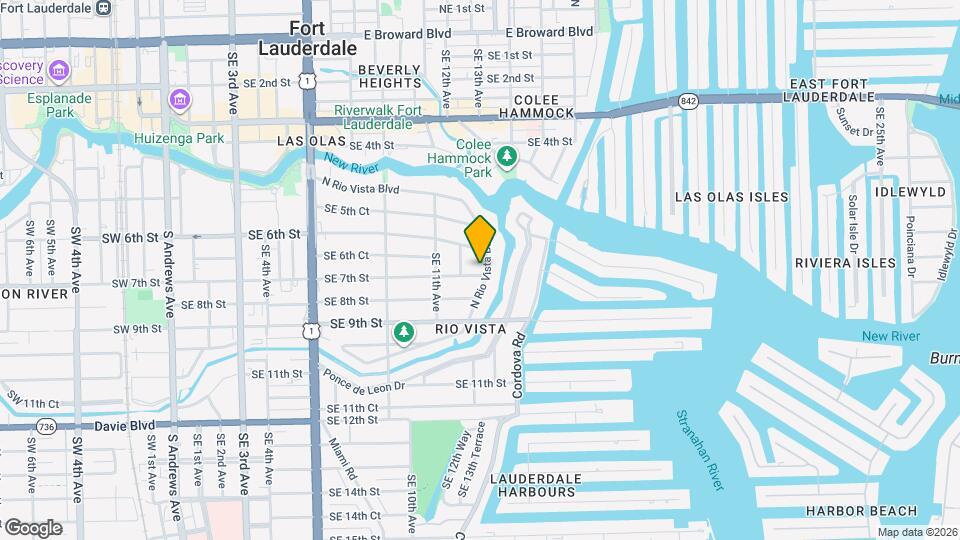 1252 N Rio Vista Blvd Map and Location Details