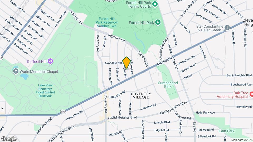 1663 Eddington Rd Map and Location Details