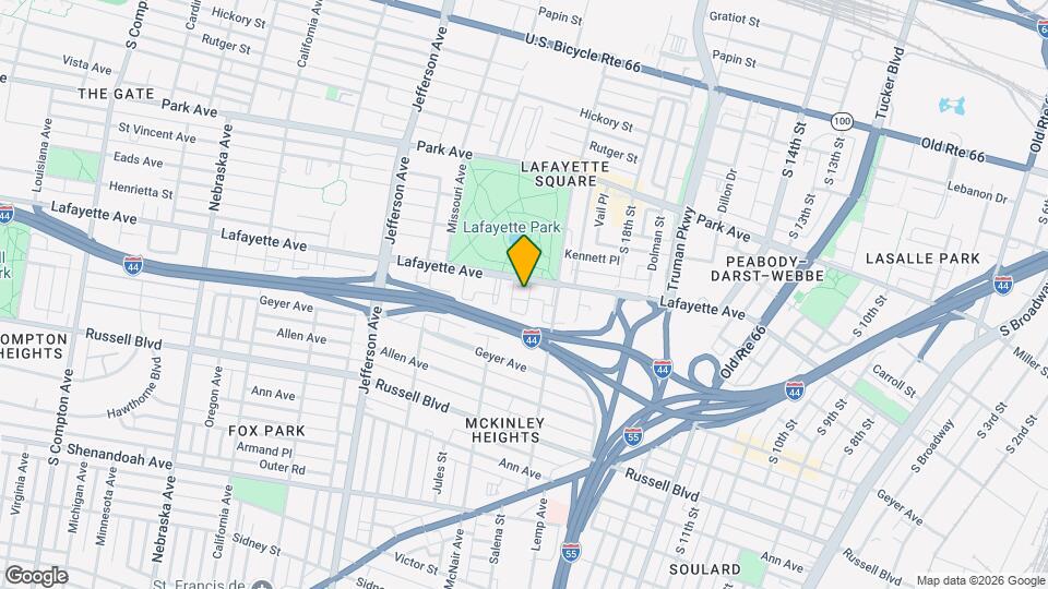 2030 Lafayette Ave Map and Location Details