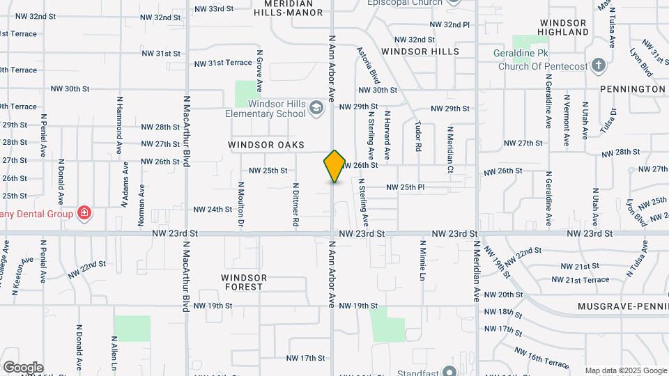 2608 N Ann Arbor Ave, Unit Unit 134 Map and Location Details