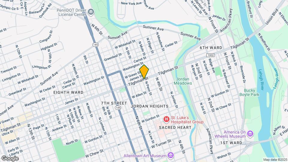 448 Tilghman St Map and Location Details