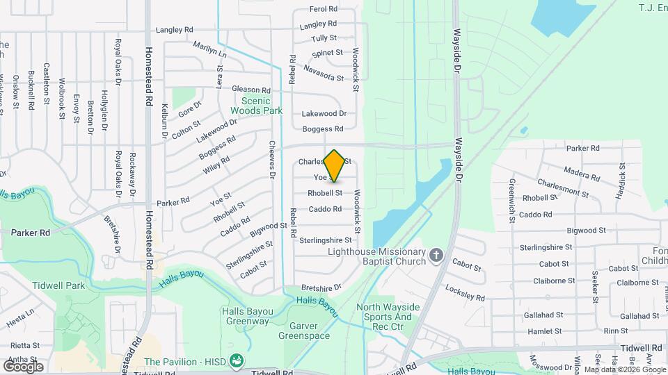 7709 Rhobell St Map and Location Details