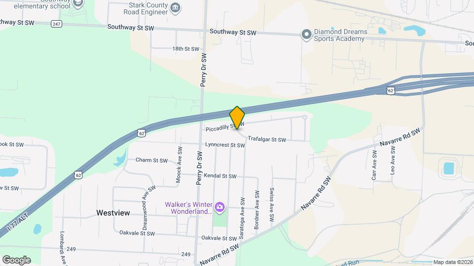 4984 Trafalgar St SW Map and Location Details