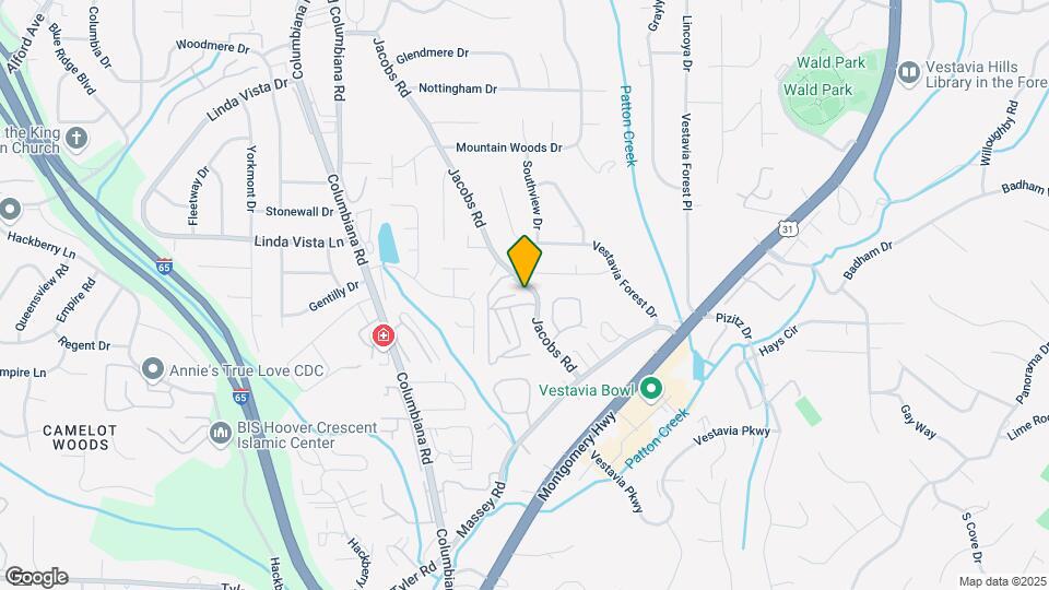 Vestavia Place Map and Location Details
