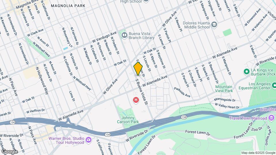 220 S Buena Vista St Mapa y Detalles de la Ubicación