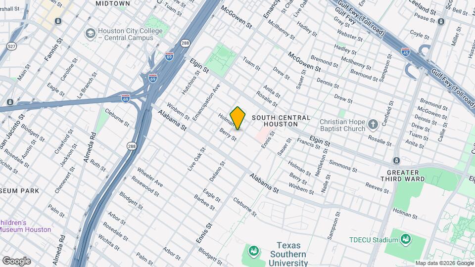 2714 Holman St Map and Location Details