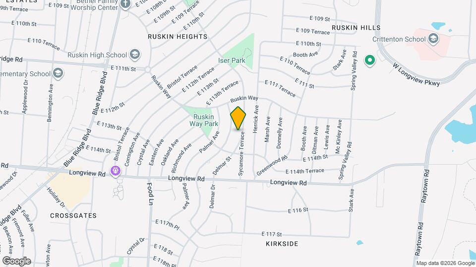 11354 Sycamore Terrace Map and Location Details