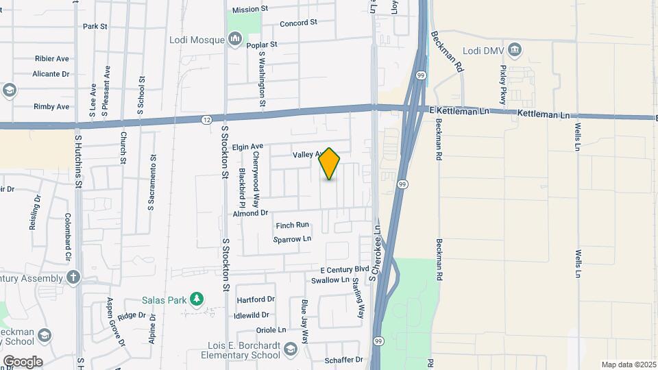 445 Almond Dr Mapa y Detalles de la Ubicación