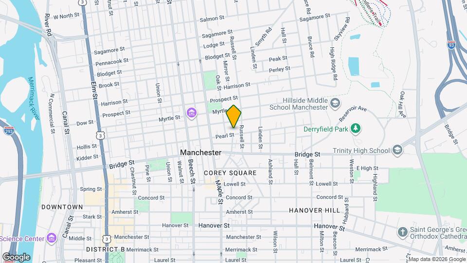 264 Pearl St Map and Location Details