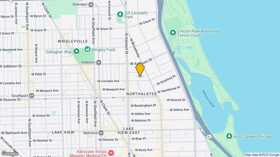 710 W Cornelia Ave, Unit M09B Map and Location Details