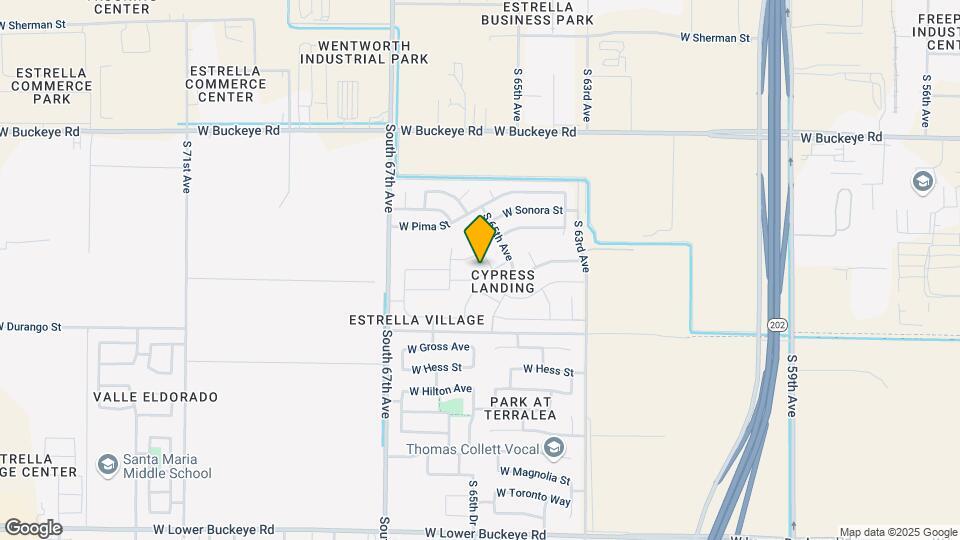 6538 W Nez Perce St Map and Location Details