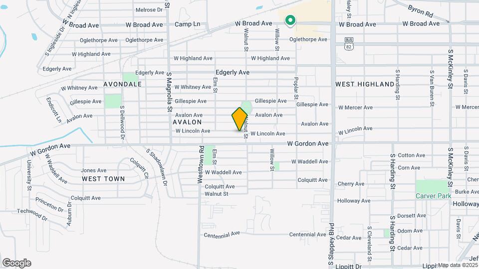 1404 W Lincoln Ave Map and Location Details