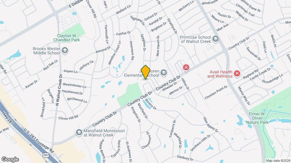 1233 Fairhaven Dr Map and Location Details