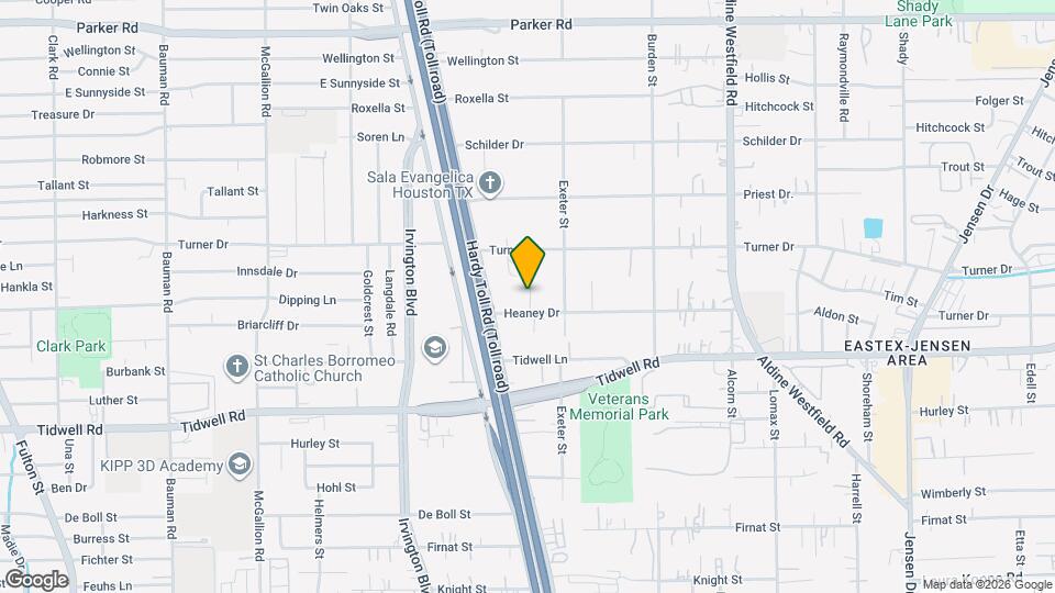 1707 Heaney Dr Map and Location Details