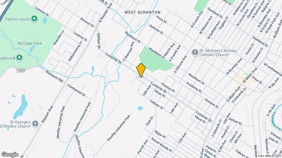 1911 Luzerne St Map and Location Details