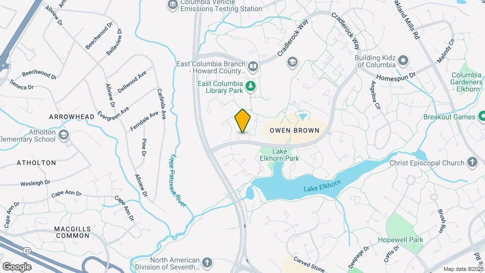 7326 Mossy Brink Ct Map and Location Details